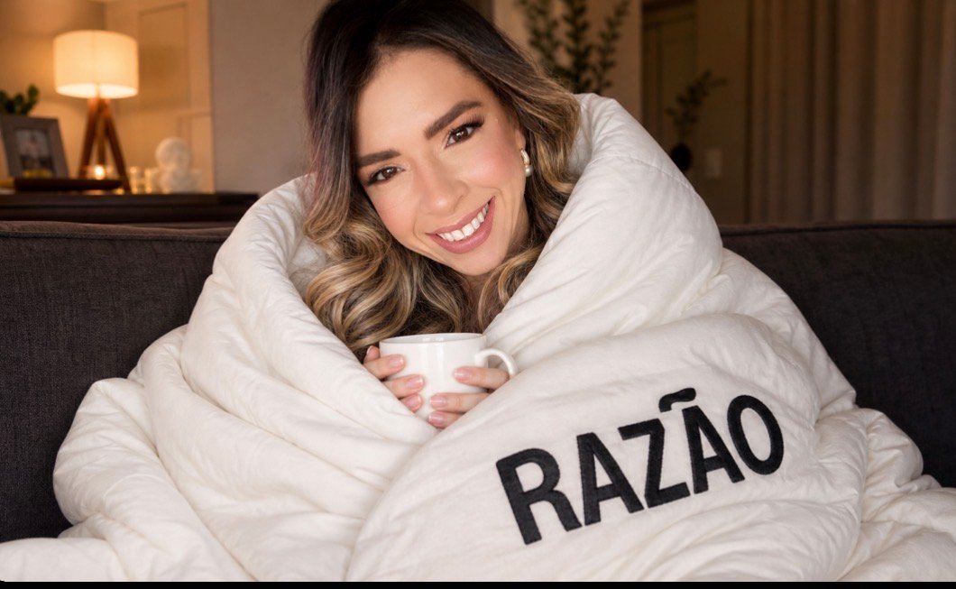 Cobertor para a noiva estar sempre coberta de razão
